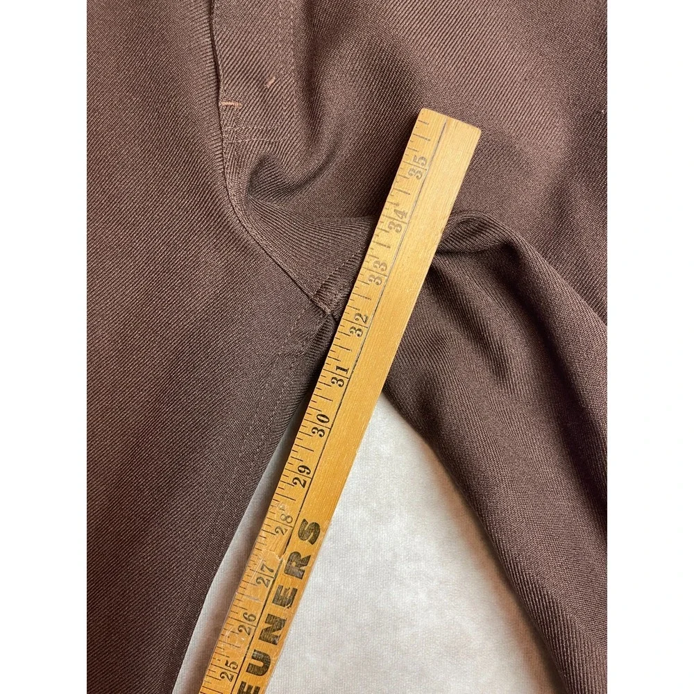 VINTAGE 70s Levis Pants Mens 32x32 Brown Slacks Black Tab Formal Preppy USA Made